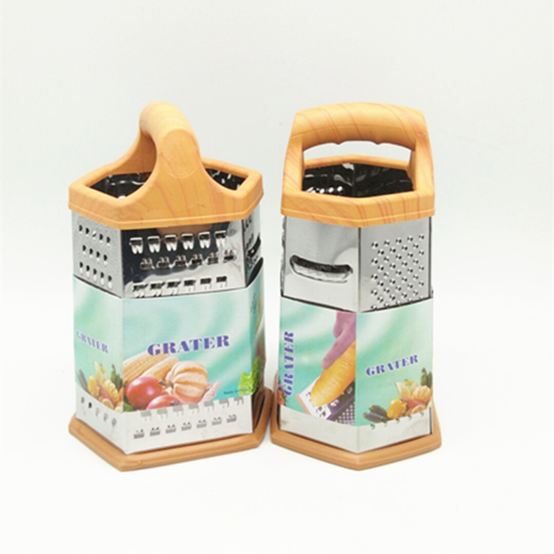 Stainless steel six-sided three-dimensional vegetable cutter Fruit and vegetable grater Fruit knife vegetable cutter
