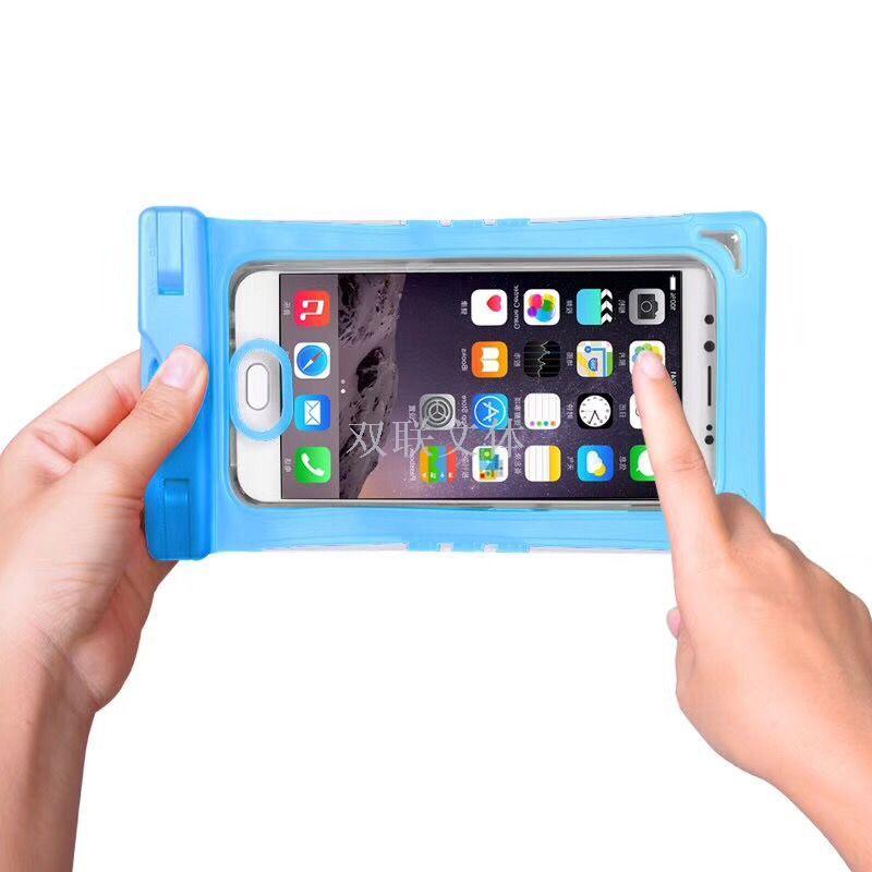 PVC手机防水袋游泳漂流划水等运动工具深度防水指纹识别