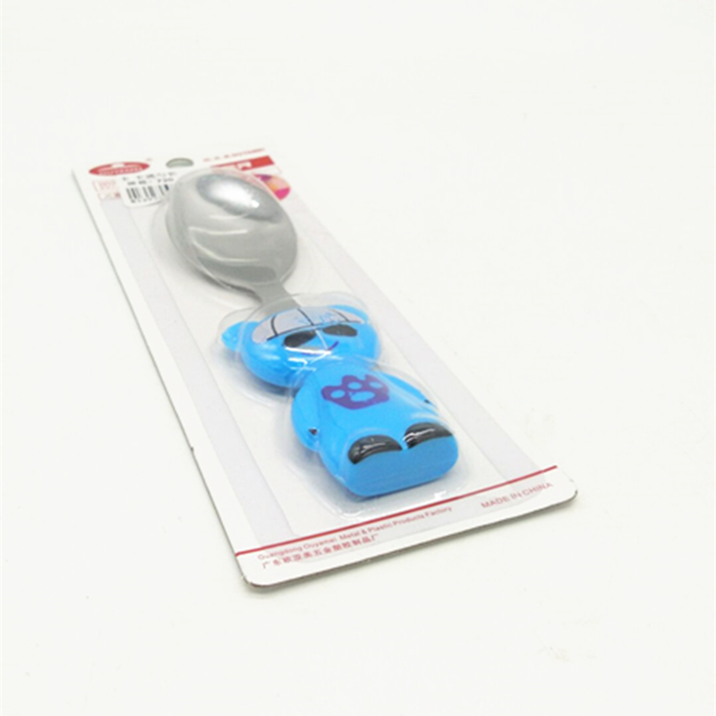 Creative cartoon children's rice spoons, stainless steel rice spoons for infants and toddlers details Picture