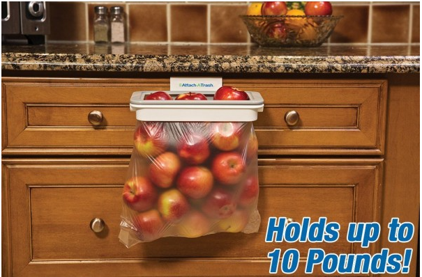 TV新款可悬挂式抽屉垃圾桶attach-a-trash产品图