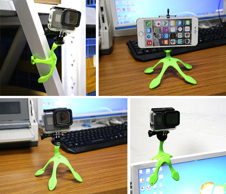 Creative Octopus mobile phone stand Mini car stand outdoor convenient mobile phone stand Specification drawing