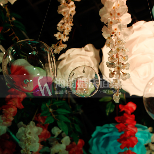Yiwu Haiyun Wedding props, wedding supplies, pendants, decorative crystal glass balls details Picture