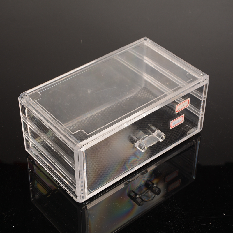 Acrylic cosmetic drawer type desktop cosmetic box transparent box large storage box