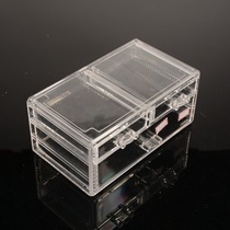 Drawer type cosmetic drawer with desktop drawer plastic dressing drawer acrylic drawer type storage box