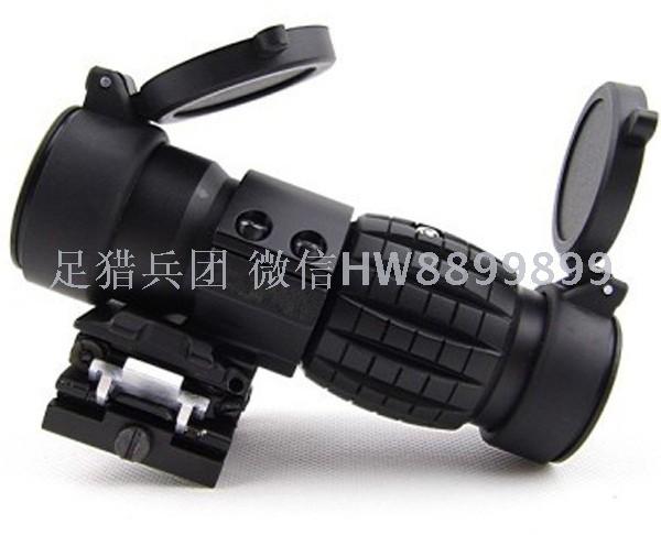 Metal 301 quick removal side doubling mirror Pineapple mirror Holoscope magnification mirror