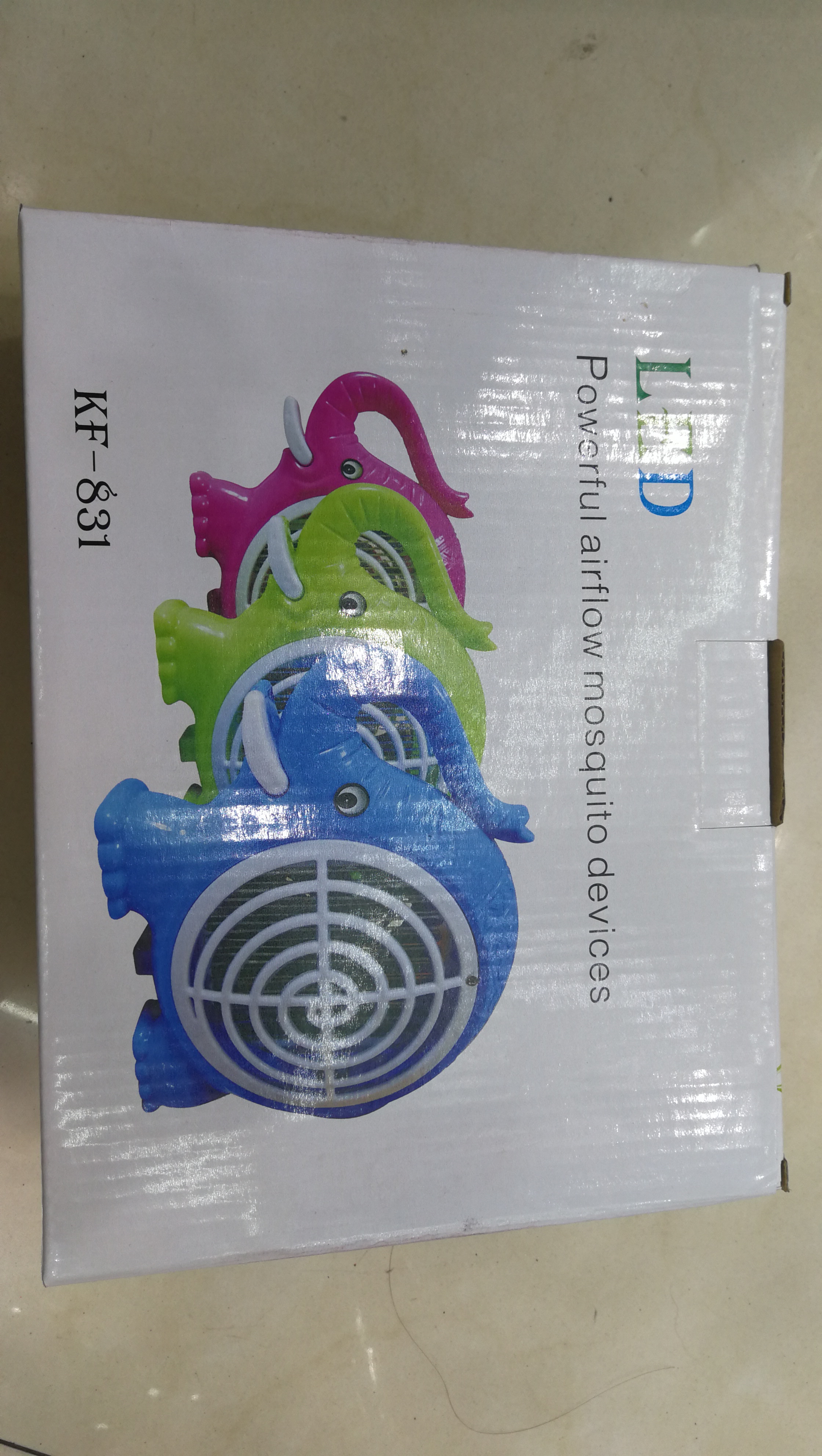 Elephant Suction and electric shock Mosquito Killer KF831 for mothers and babies Specification image