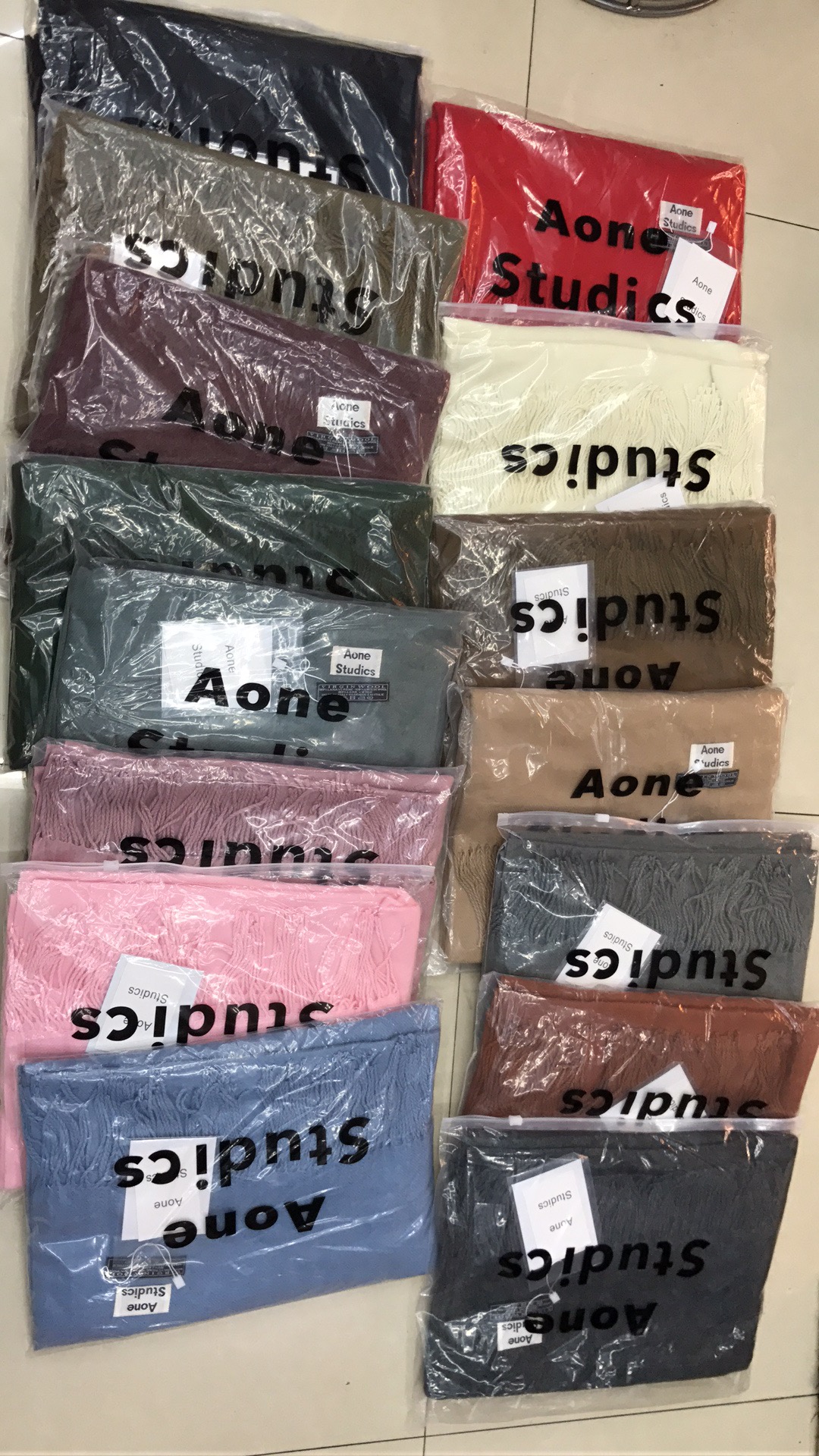 Ao Series Products Star Cashmere Scarf Shawl details Picture