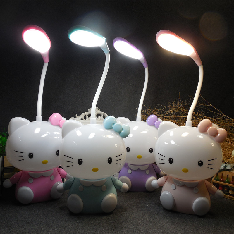 卡通USB充电凯蒂猫led小台灯护眼夜灯
