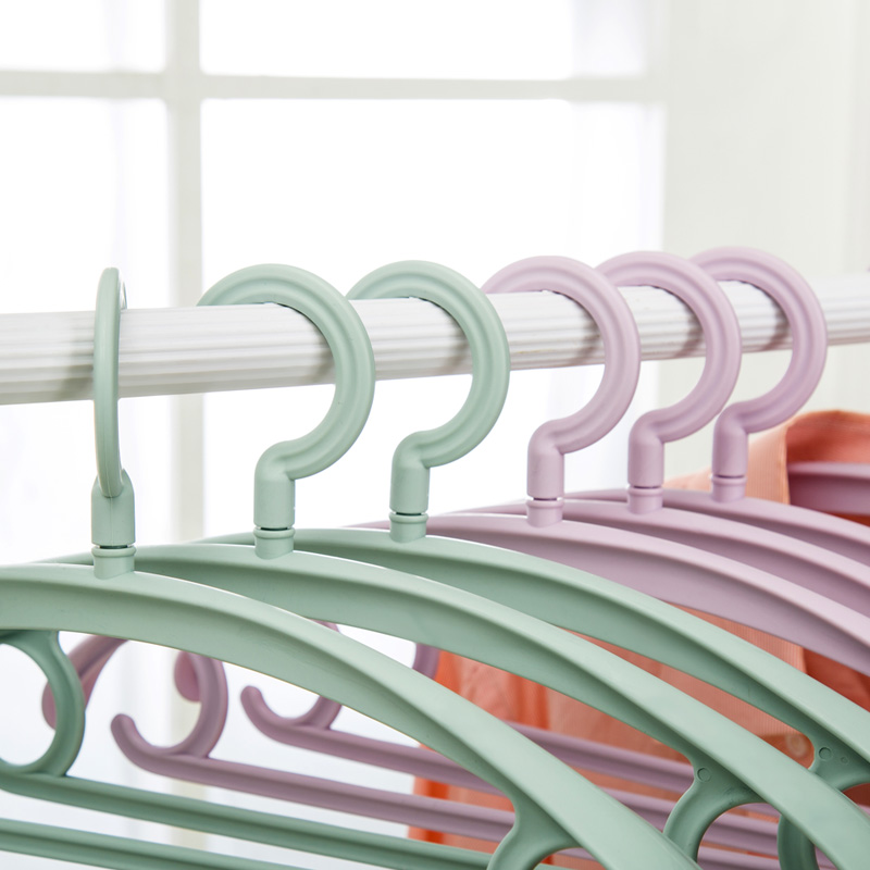 衣匠加厚宽肩无痕衣架防滑衣挂实心塑料衣服挂可旋转衣服细节图