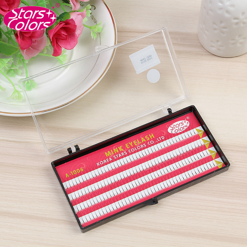 Star Yan Korea Planting Grafted Eyelashes Single Plant V-Shaped Grafted Eyelashes Imitation Mink Hair 2 Hair Bundle