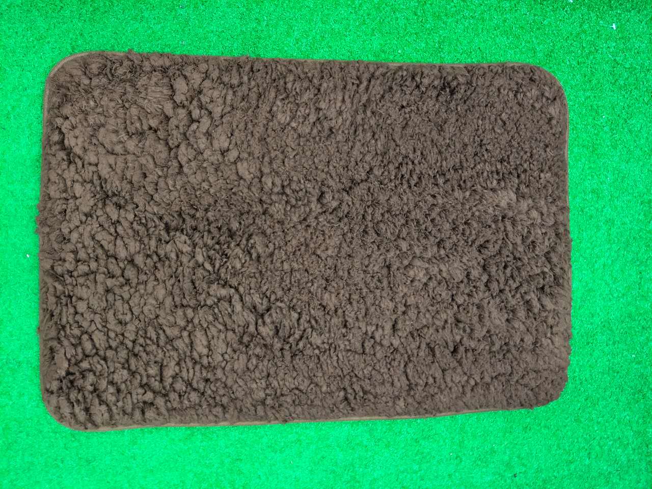 长毛绒绒40x60cm 记忆海绵地垫厂家直销