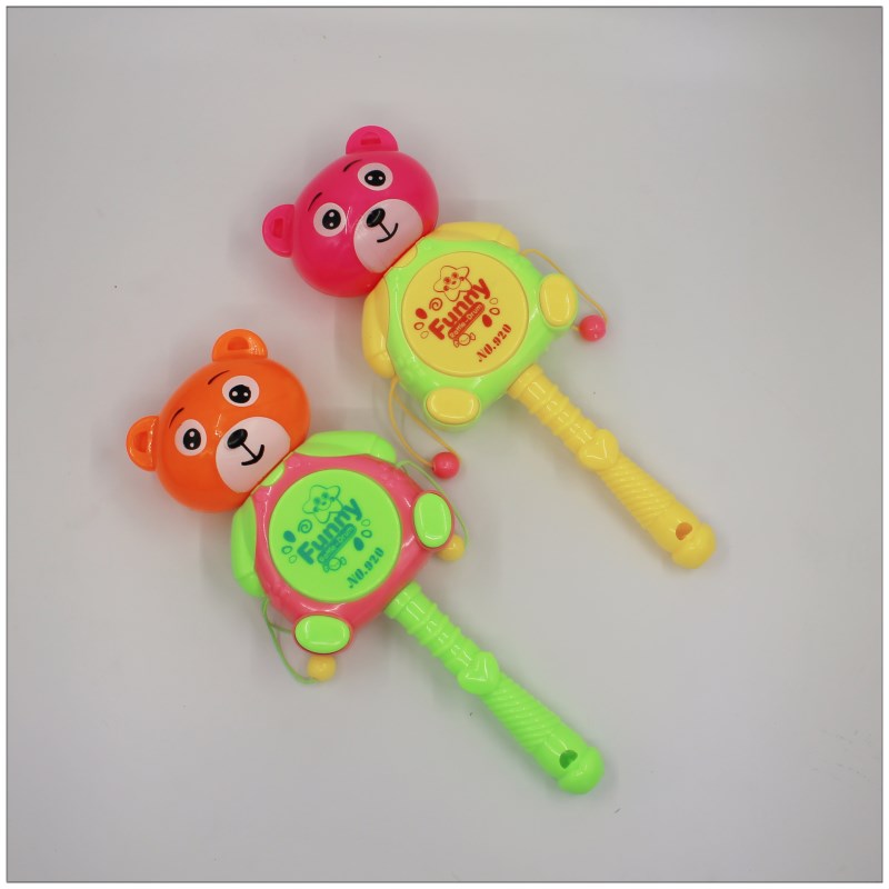 Baby toys and hand-cranked bells for infants aged 6 to 12 months are selling well at street stalls details Picture