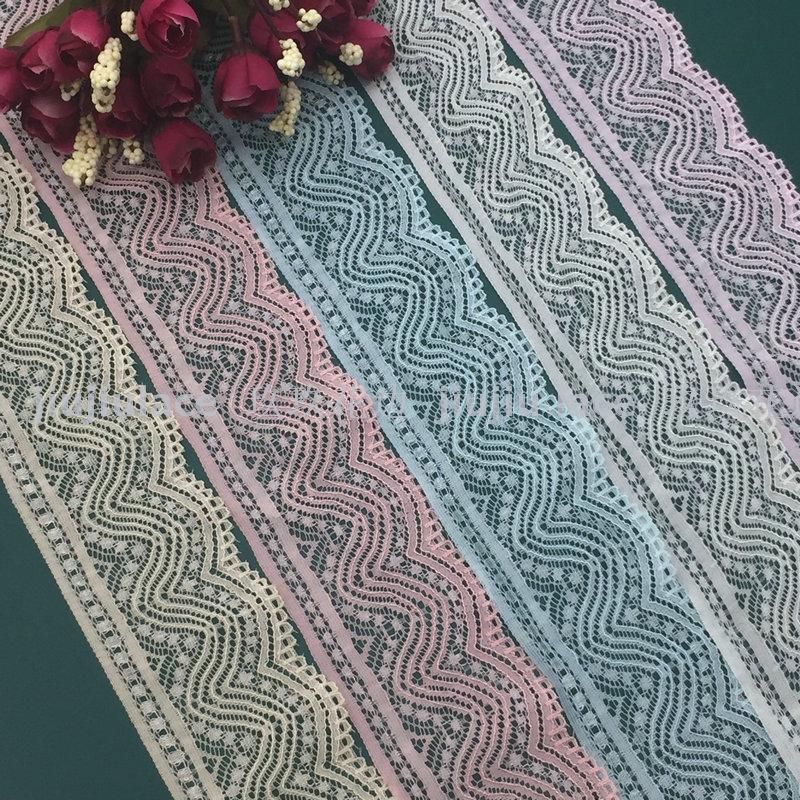 E5065 color in-stock small striped decorative lace Specification image