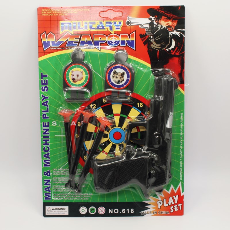 Overall view of soft gun suction card loading ejection toy