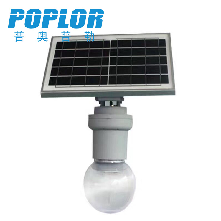 LED solar street light head 6W light control with remote control street light garden light Apple light waterproof thumbnail