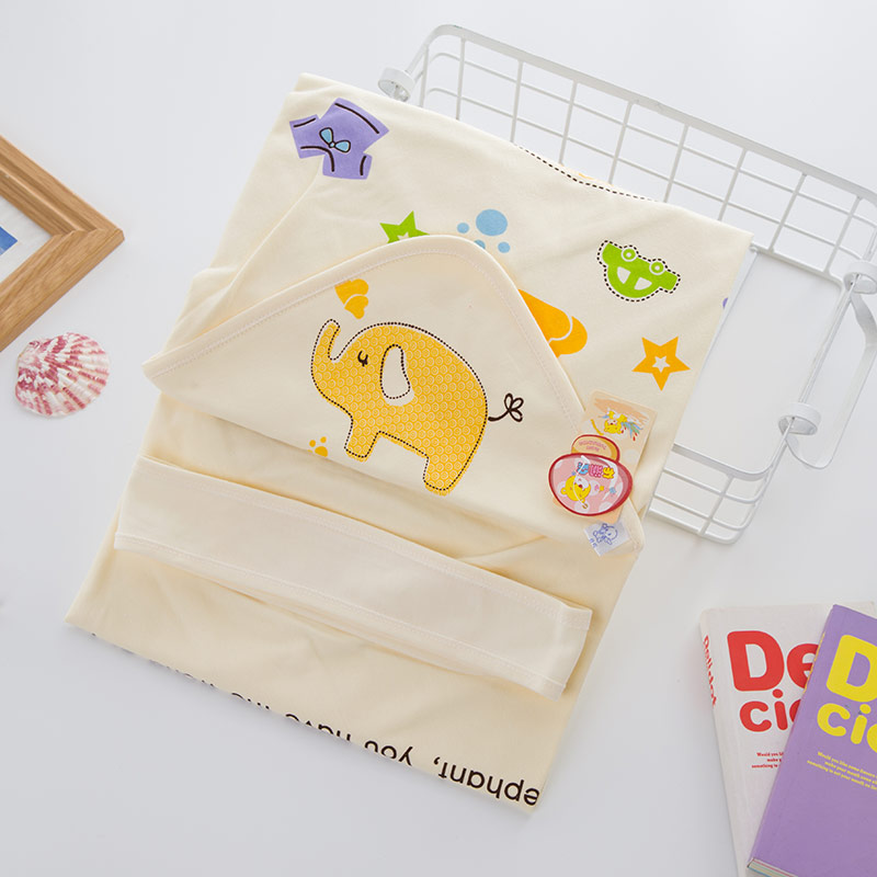 Tong Tone Cartoon Printed Cotton Baby Thin full figure
