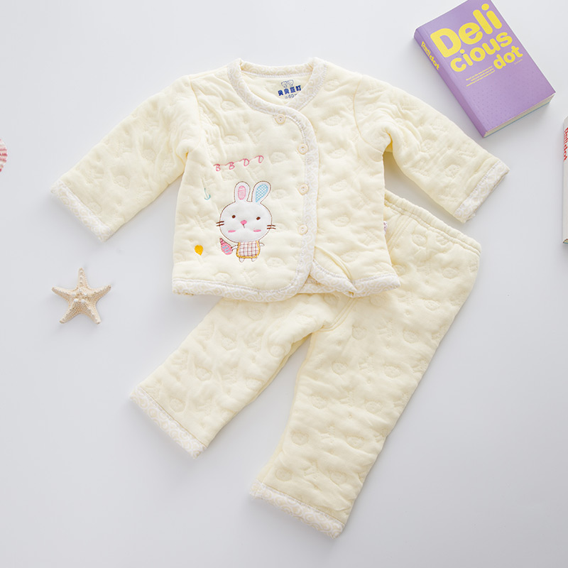 Tong Yin Baby Warm Cotton Underwear Autumn And Winter Set