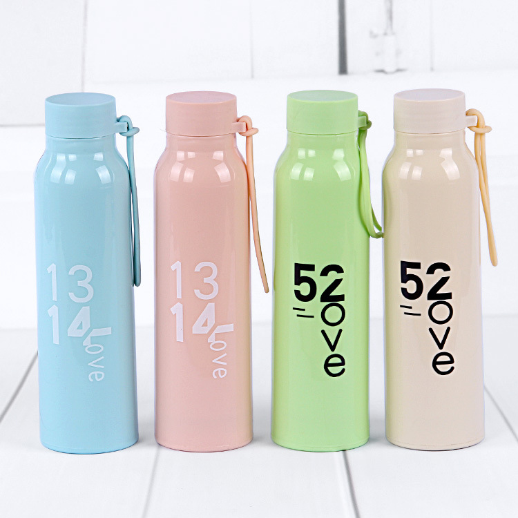 New colored plastic shell glass cups, office student cups, promotional gifts, water cups, and general merchandise