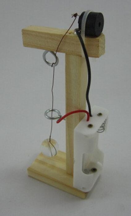 Small handicrafts for children's science experiments, educational toys, materials, DIY earthquake alarm equipment details Picture