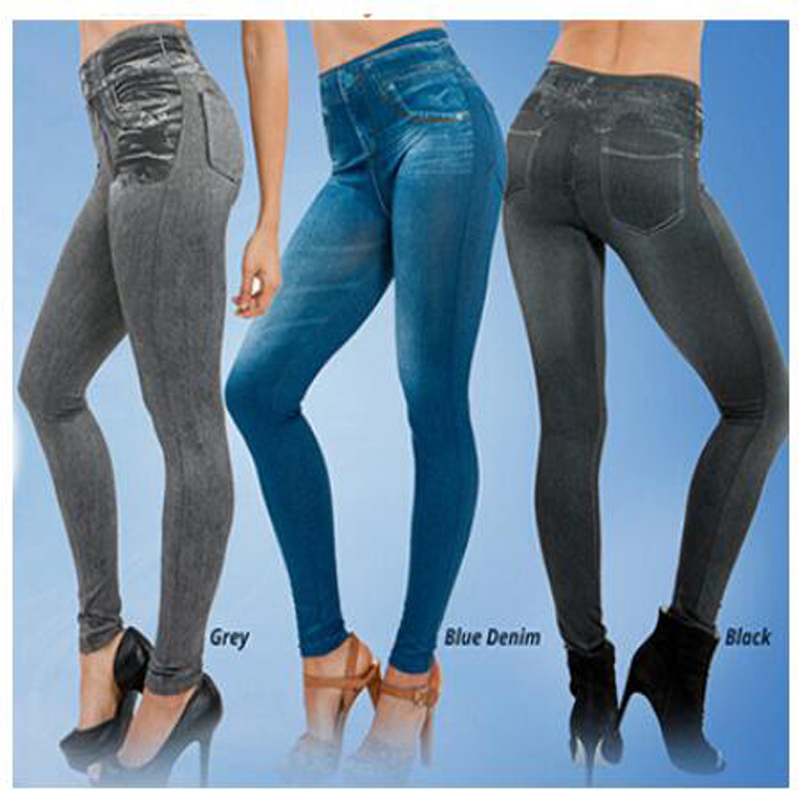 欧美外贸新品时尚无缝数码印花薄款九分裤产品图