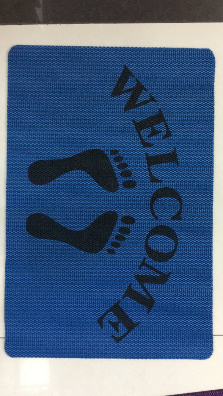 Rubber base honeycomb spray-patterned mat, printed mat, floor mat, entrance mat, anti-slip mat, home mat full figure