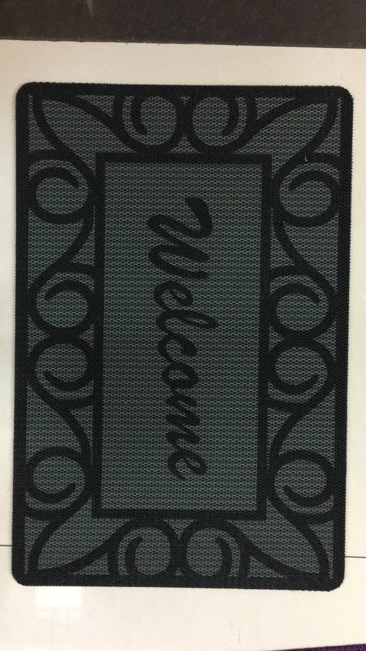 Rubber base honeycomb spray-patterned mat, printed mat, floor mat, entrance mat, anti-slip mat, home mat Application Scenario