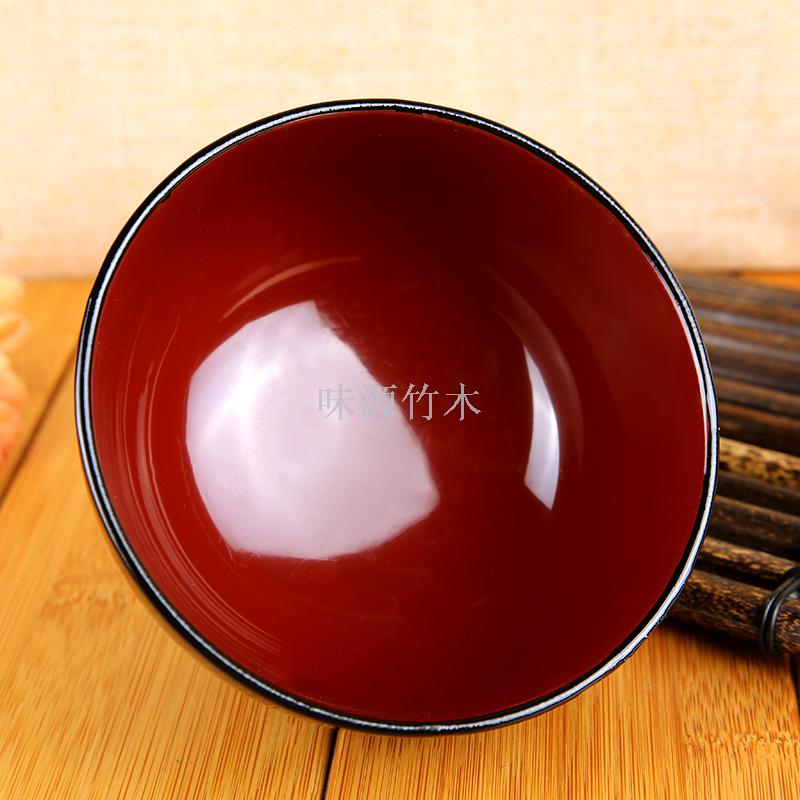 木碗 日式儿童成人大号小木碗 婴儿宝宝天然实木碗 套装饭碗细节图