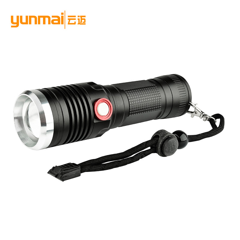 USB linterna recargable T6 luz fuerte linterna indicador de potencia linterna 26650 linterna