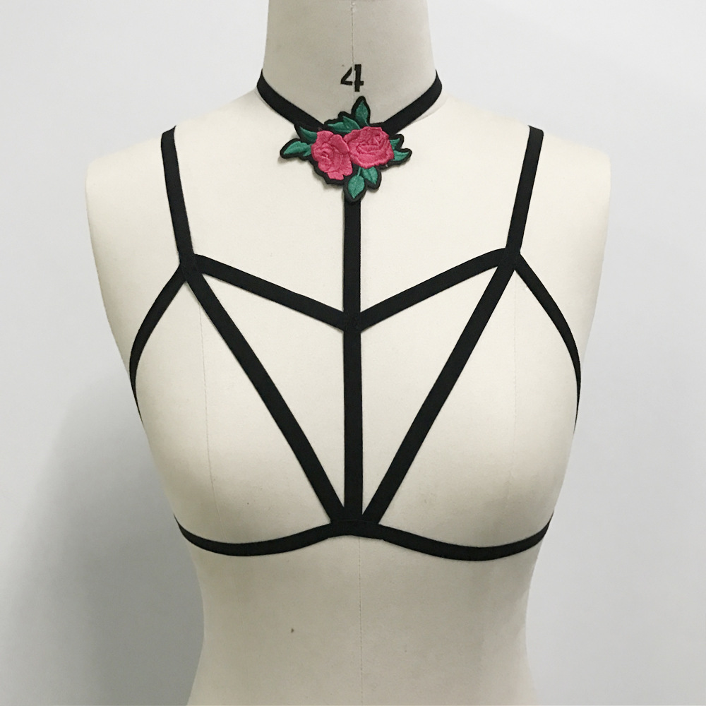 The new sexy lace-embroidered flower bra from EABY Amazon AliExpress in Europe and America in 2017 details Picture