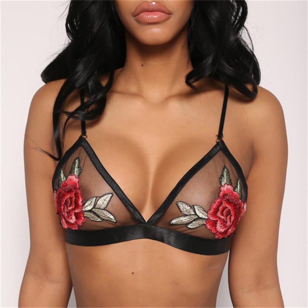 The new sexy lace-embroidered flower bra from EABY Amazon AliExpress in Europe and America in 2017