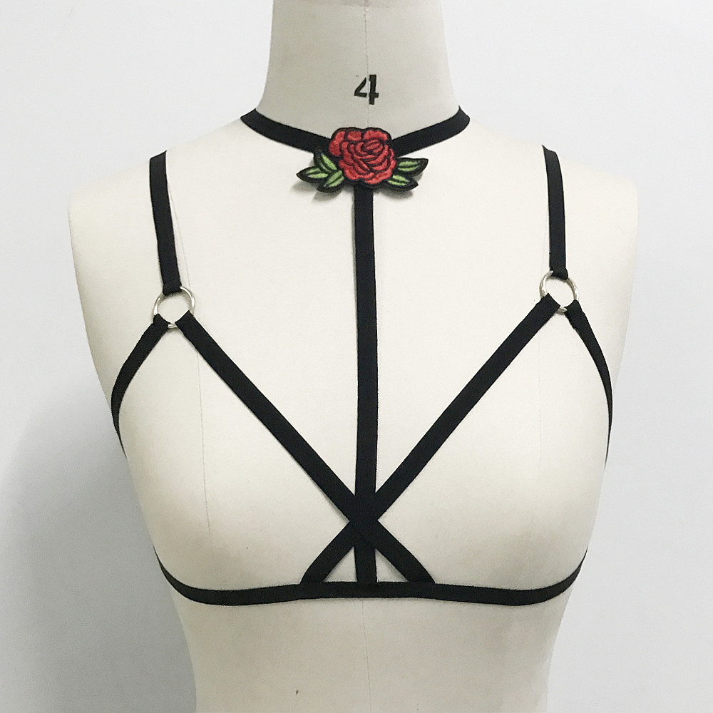 The new sexy lace-embroidered flower bra from EABY Amazon AliExpress in Europe and America in 2017 Specification image