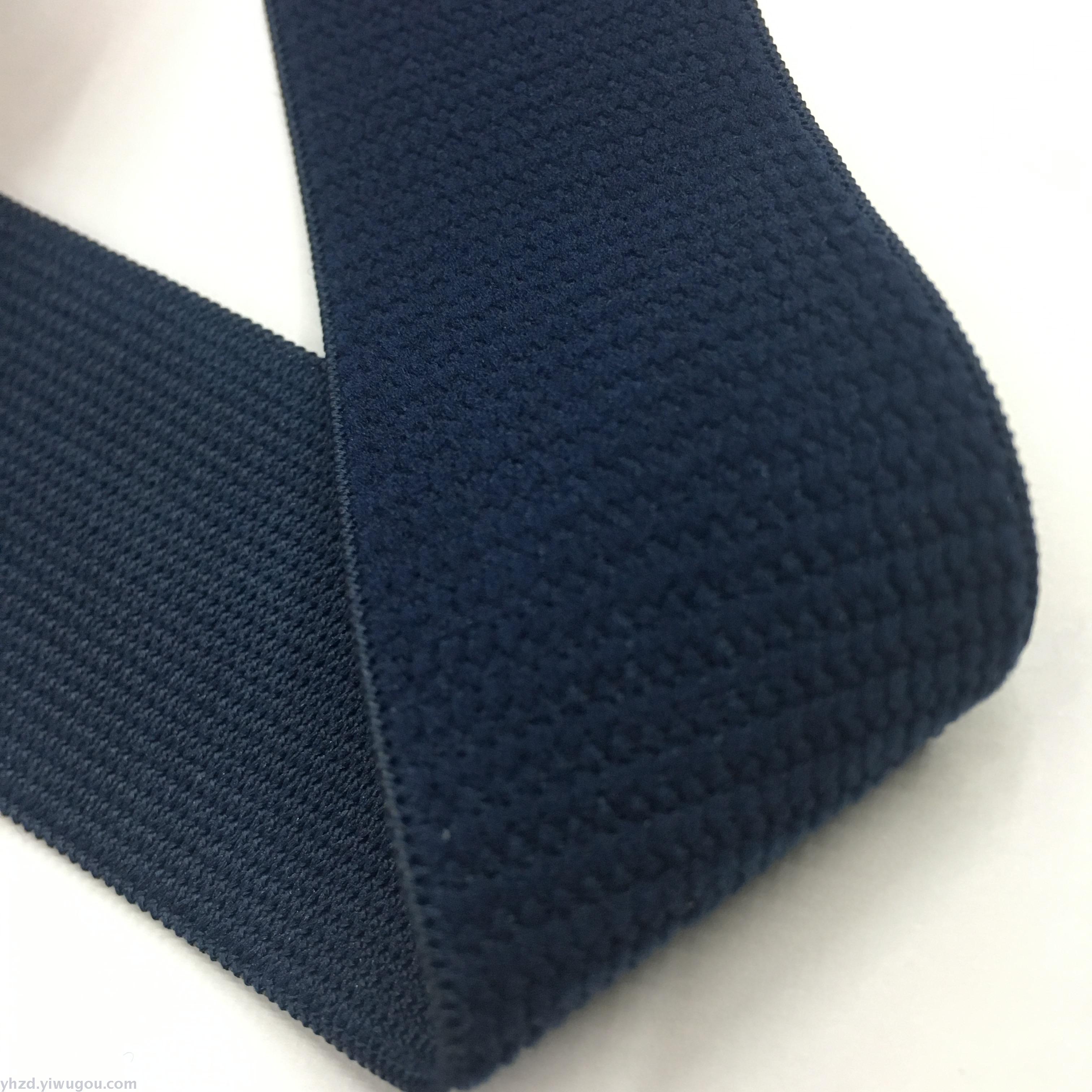 3.8CM nylon fringed textured elastic bands, suede elastic bands and flocking elastic bands are available in stock Specification image