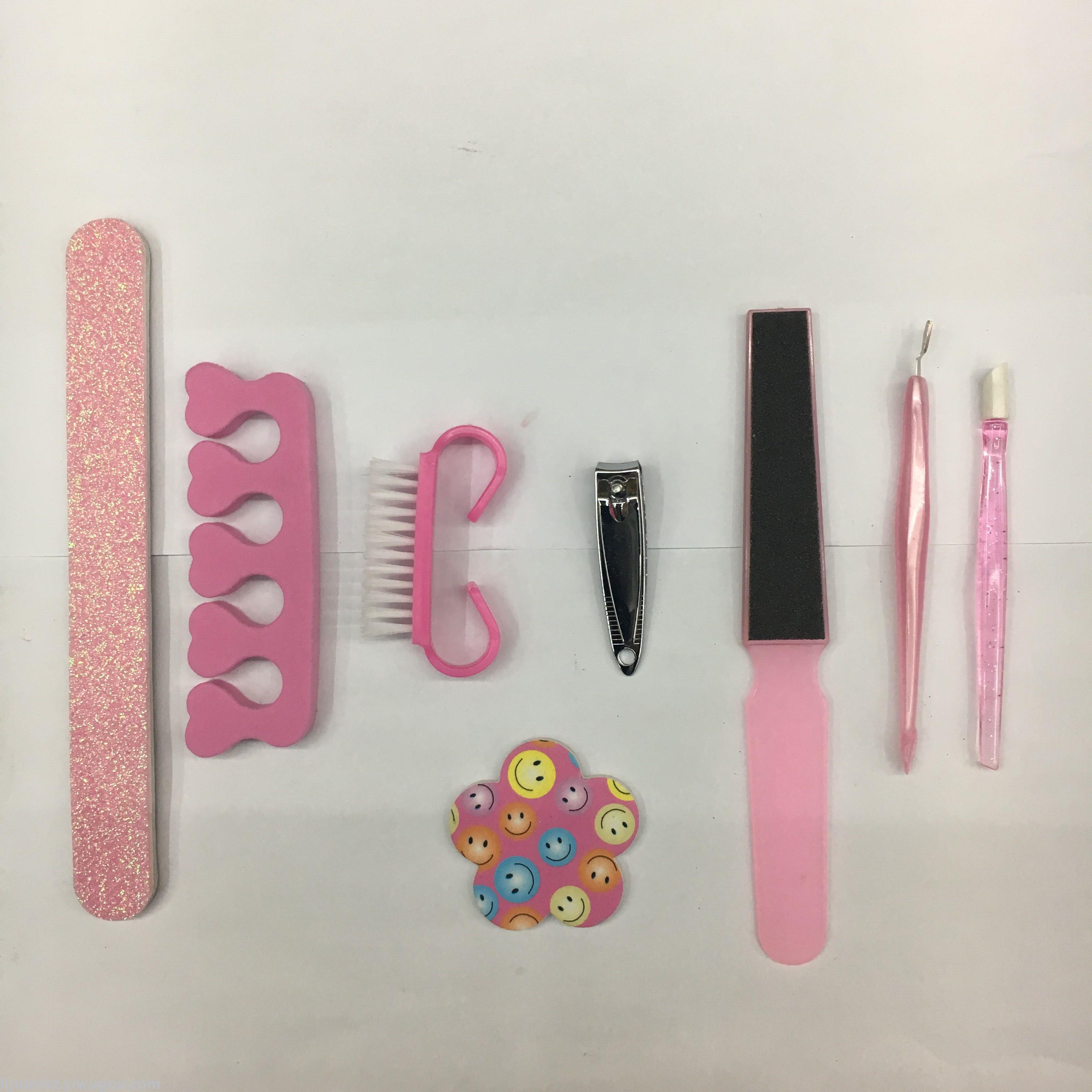 Multiple sets of nail tools, nail tools, nail file, finger divider, etc. Wholesale