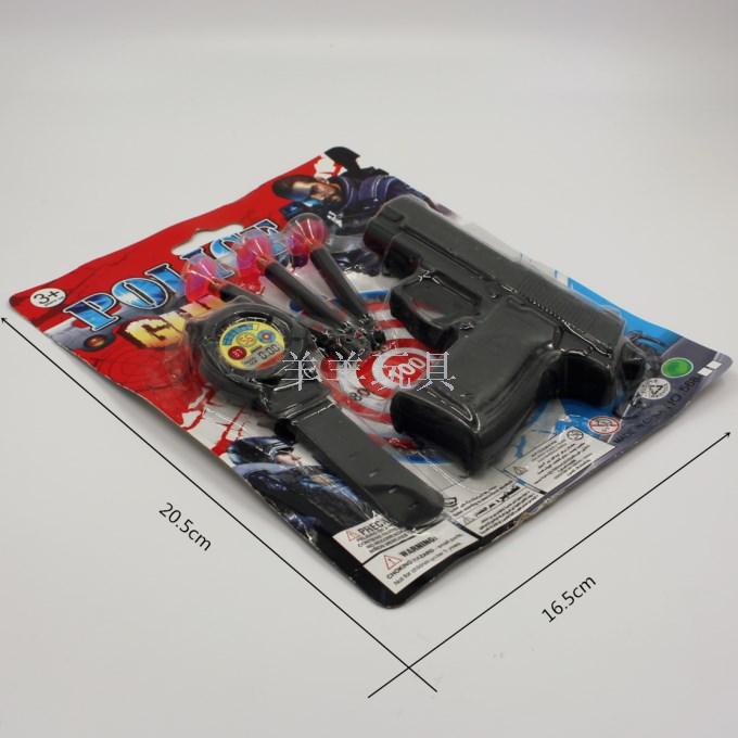 Stall Supply Hot Sell Suction Card Loading Soft Bullet Gun New Strange Children Children's Shooting Competition Toy Wholesale Specification drawing