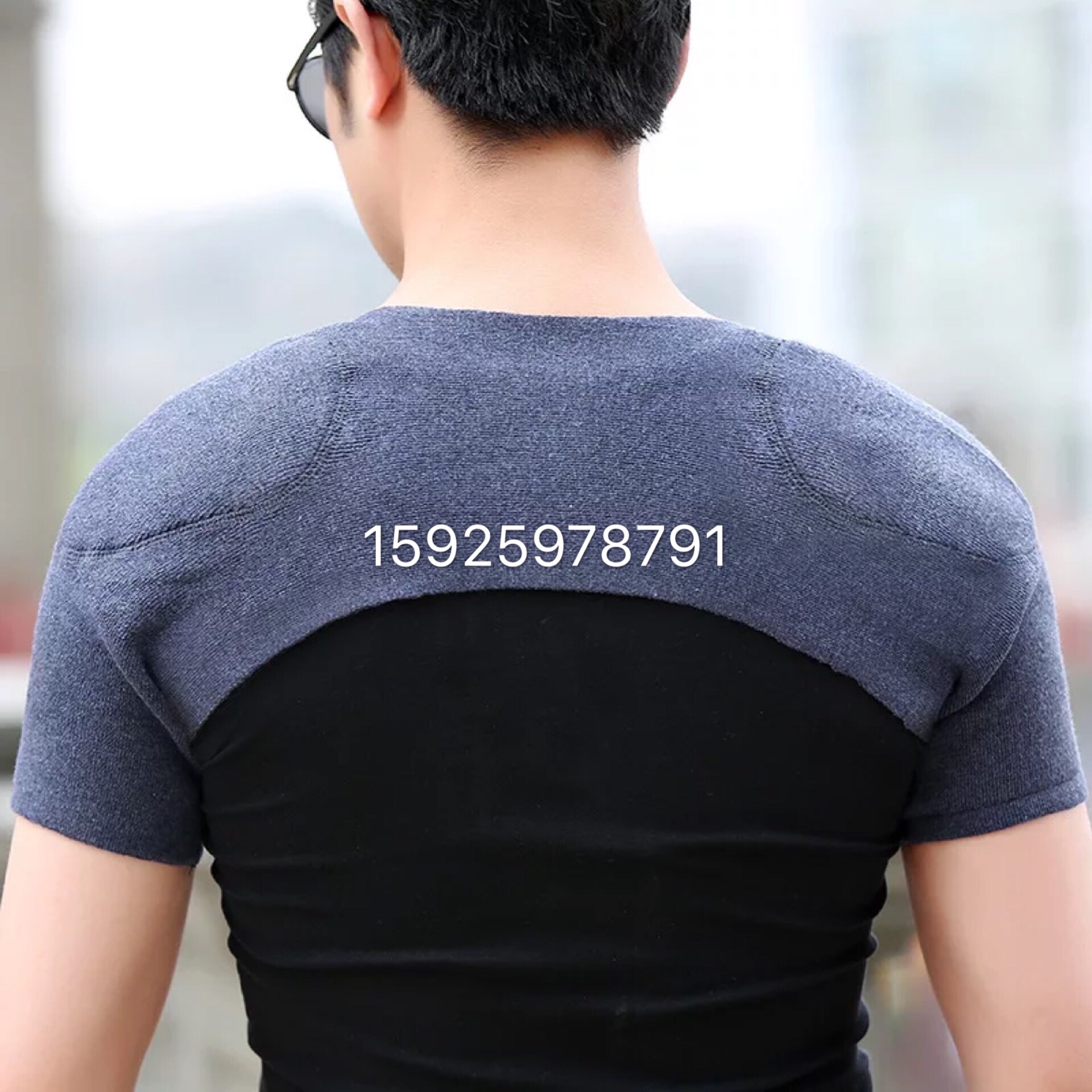 纺羊绒护肩保暖男女士一体加厚护肩膀秋自发热坎肩厂家直销