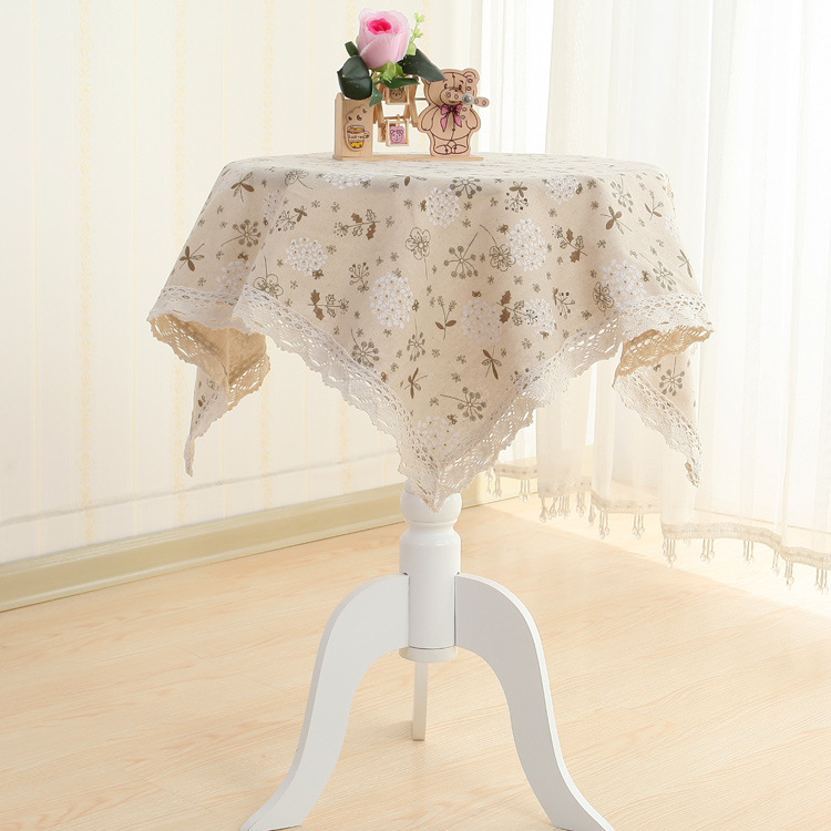 Wholesale tablecloths, multi-purpose towels, round table cloths, bedside table cover towels, dust covers, refrigerator towels Application Scenario