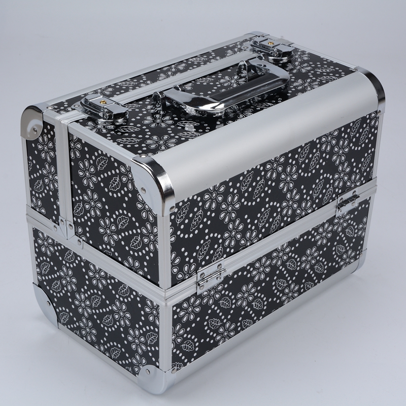 Guanyu Aluminum frame portable cosmetic case Professional tattoo manicure and cosmetic case travel portable container