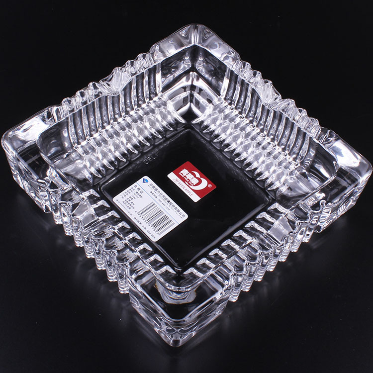 1016四方玻璃烟灰缸 青苹果烟缸 烟缸义乌日用品 工艺品详情图2