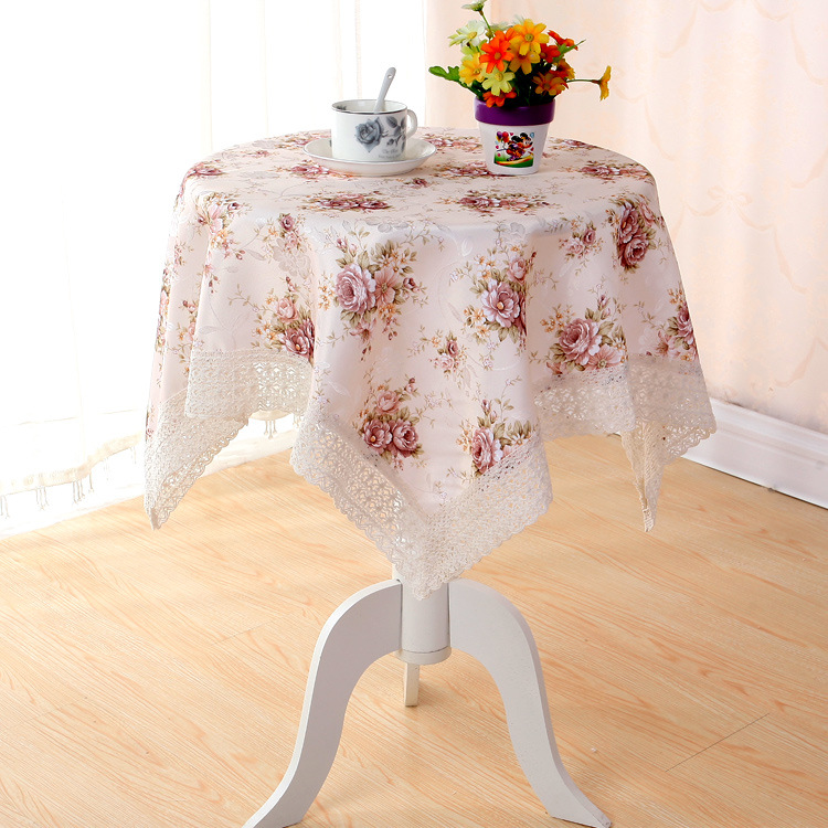 Wholesale tablecloths, multi-purpose towels, round table cloths, bedside table cover towels, dust covers, refrigerator towels details Picture