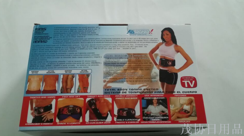 The massage belt AB belt and acupuncture belt AbTronic X2 are only for foreign trade and export details Picture