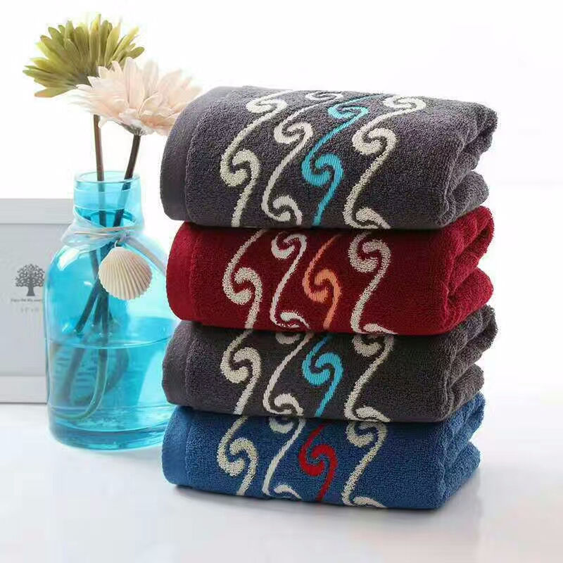 Factory direct sales of high-end pure cotton cloud hook towels