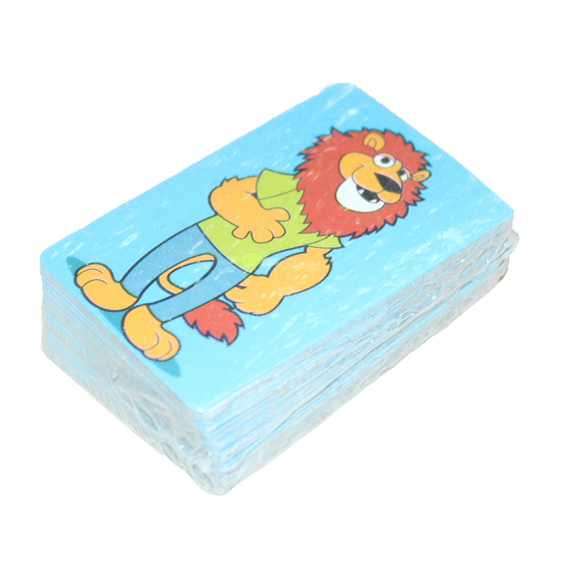 Super small mini poker card card card cute children cartoon pattern card Kim Dong Lok Specification drawing