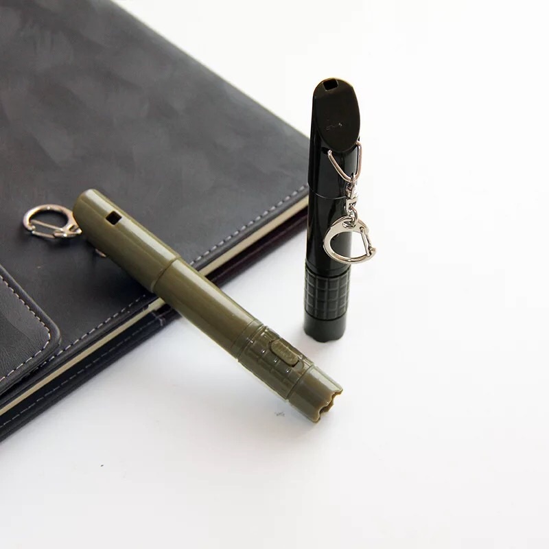 bks创意文具 创意多功能口哨圆珠笔 照明灯圆珠笔 广告笔细节图