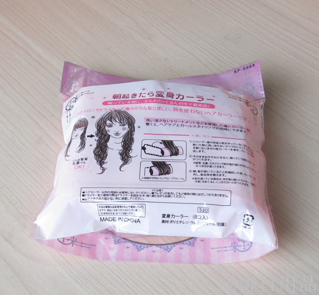 Fashionable curling sponge hair styling curling tool, inner curl, pear blossom curl, bangs curl hair styling tool Specification image