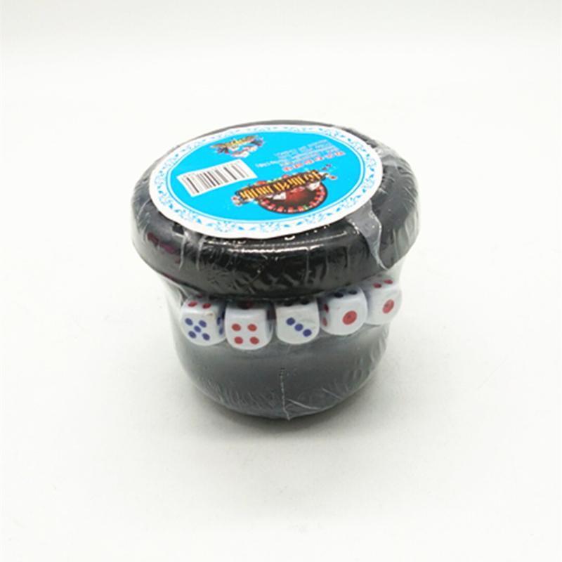 单个骰盅 圆形彩色骰盅 酒吧夜店KTV用品带底盖筛盅细节图