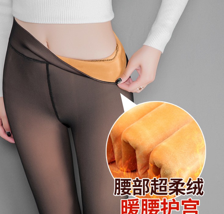 打底裤女真透肤色加绒加厚光腿袜神器一体裤假透肉色细节图