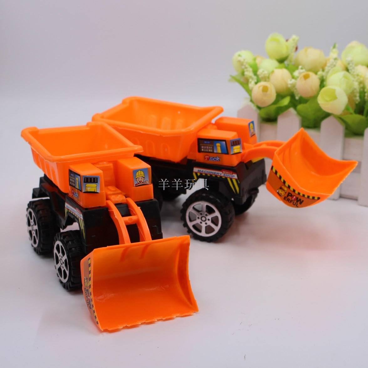 Bulldozers, engineering vehicles, dual-purpose vehicles, children's simulation car models, street stall supplies Specification image