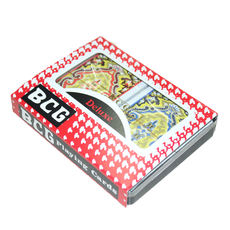 BCG plastic 25S double pair plastic brand new waterproof foreign trade poker full figure