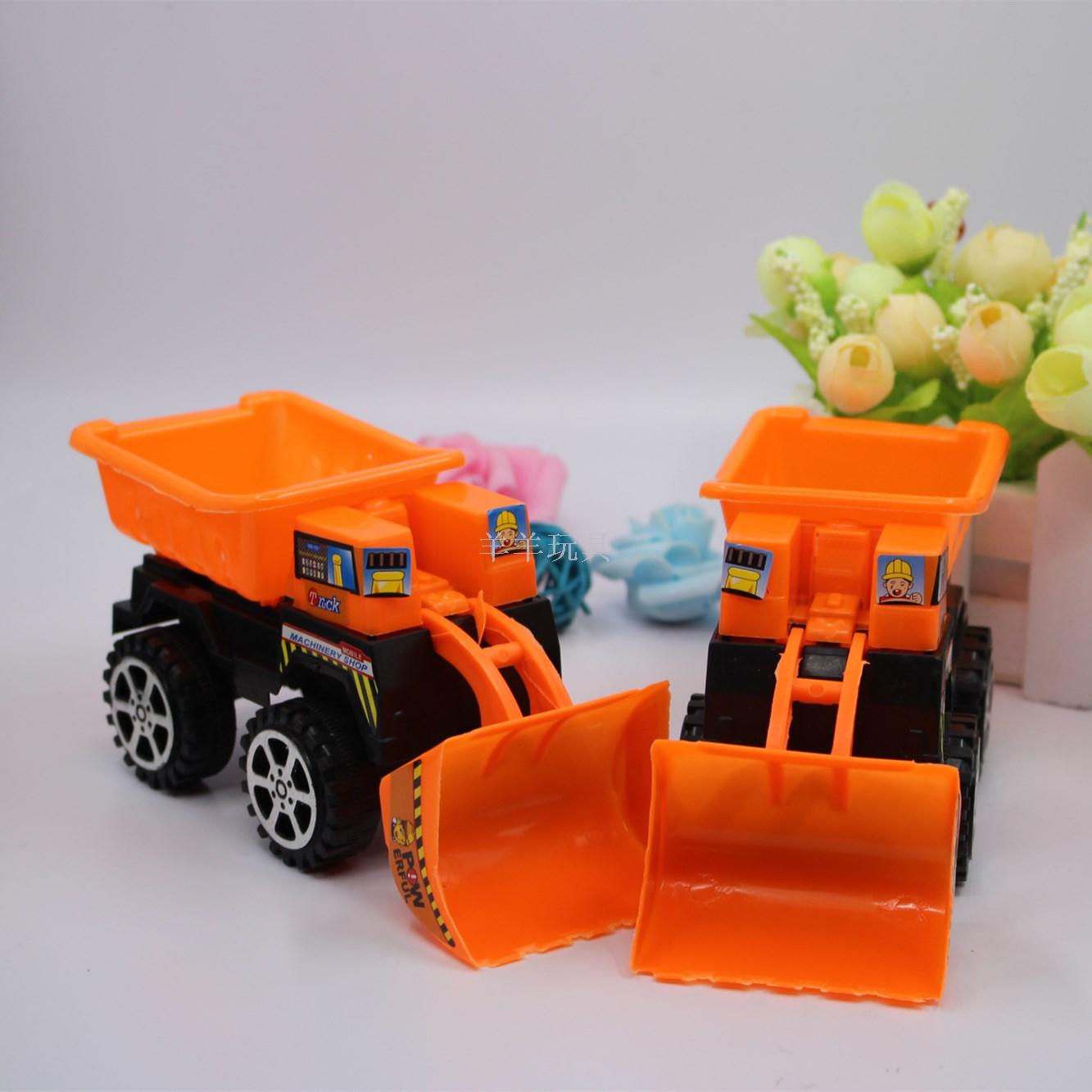 Bulldozers, engineering vehicles, dual-purpose vehicles, children's simulation car models, street stall supplies details Picture