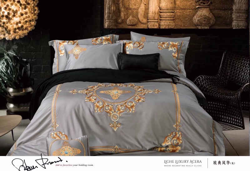 60 Long Staple Cotton Embroidery 4-Piece Set Specification drawing